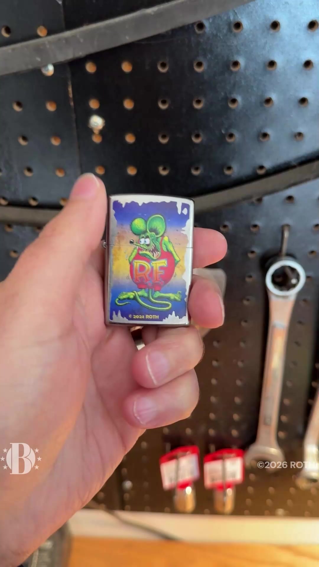 The Bradford Exchange Facebook ad: Rat Fink Zippo Lighter Collection