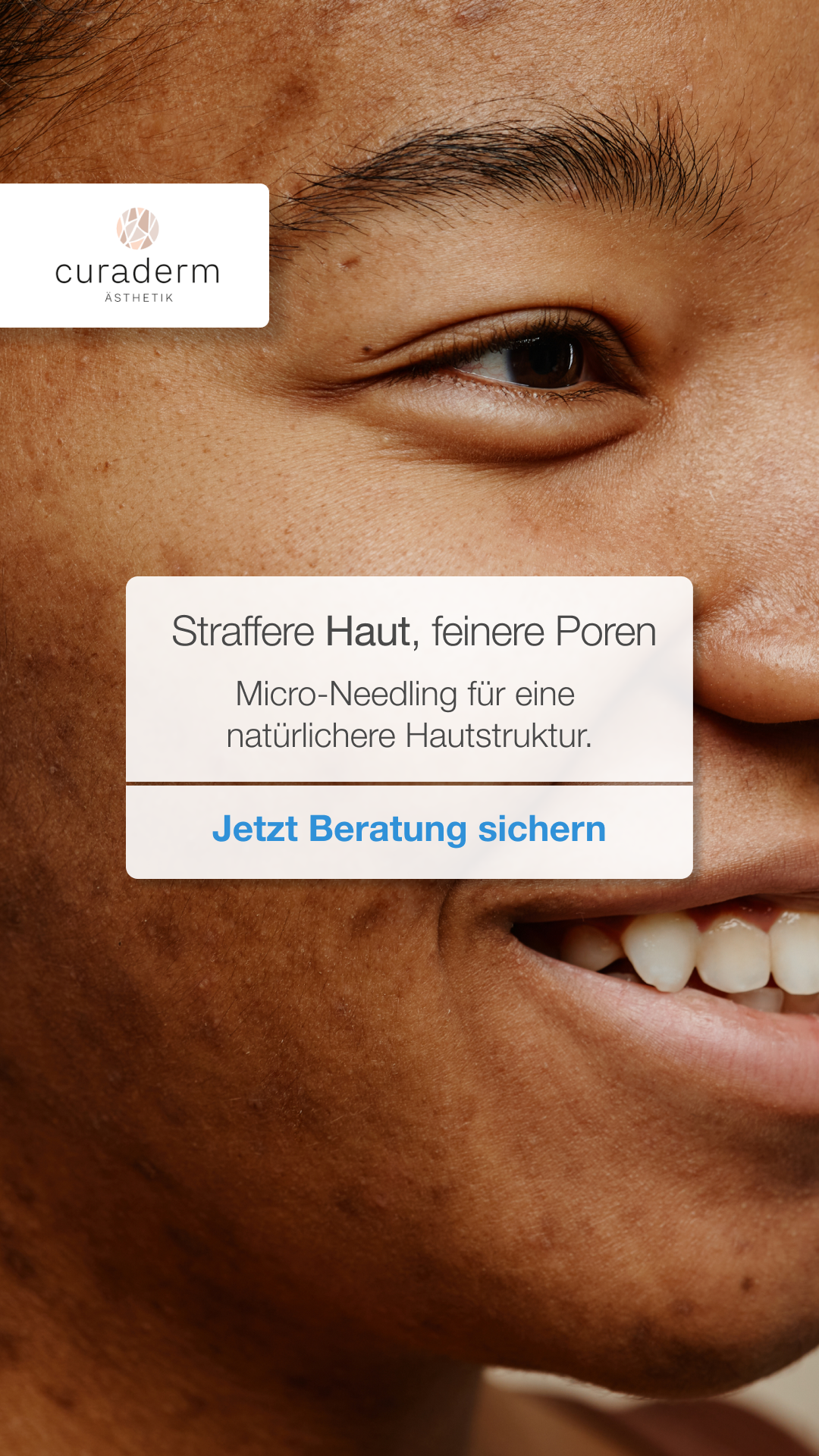 Curaderm Ästhetische Medizin Facebook ad