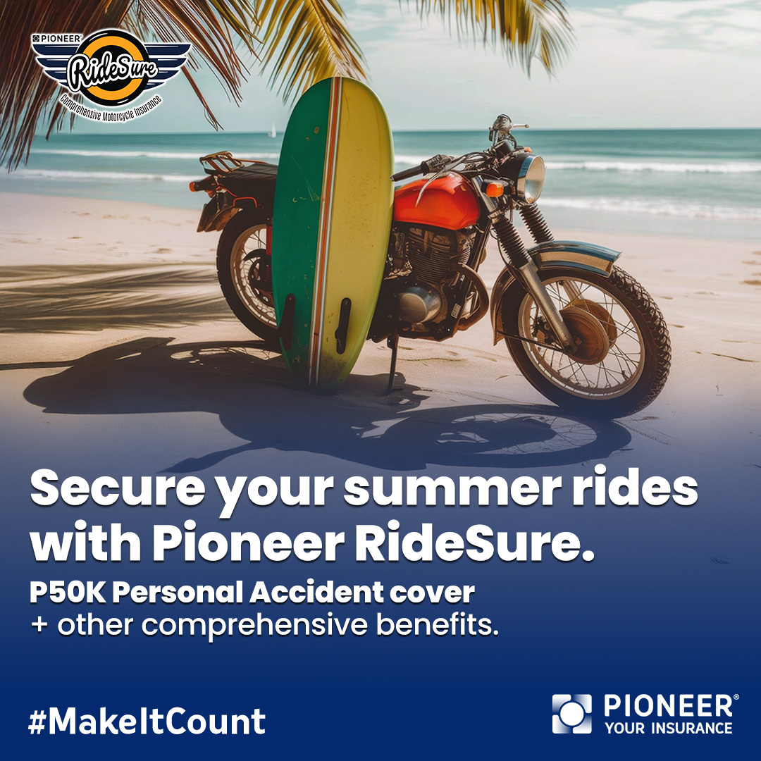 RideSure Facebook ad: Whatever’s ahead, have Pioneer RideSure for financial…