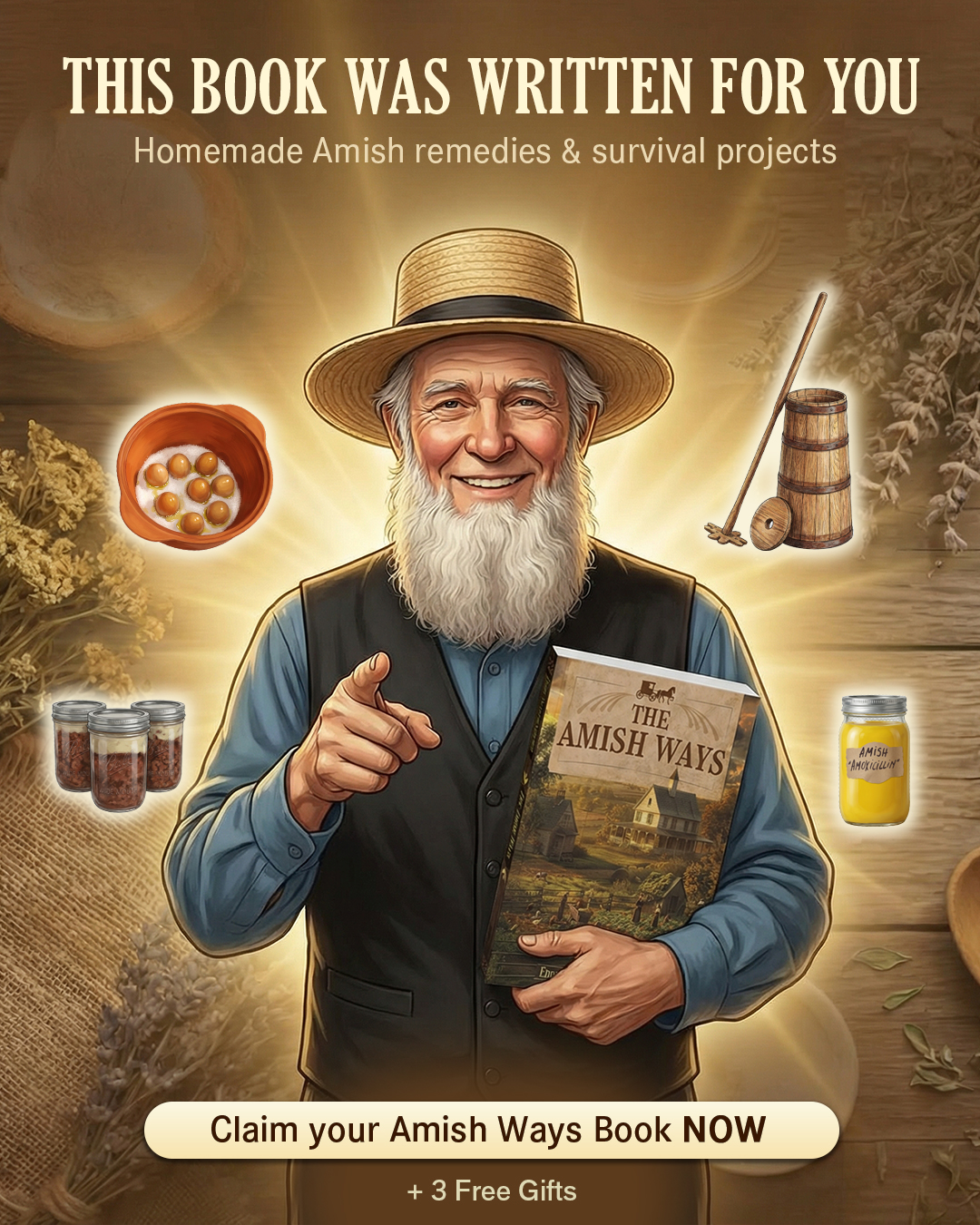 The Amish Ways Facebook ad