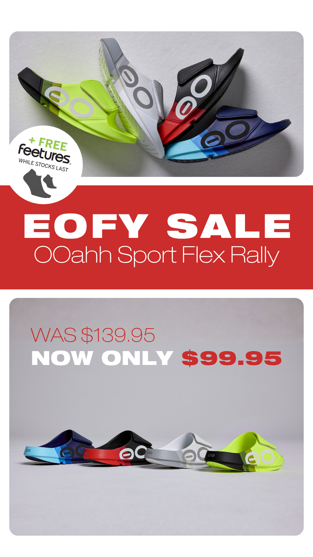 OOFOS Australia Facebook ad from Jun 14, 2026