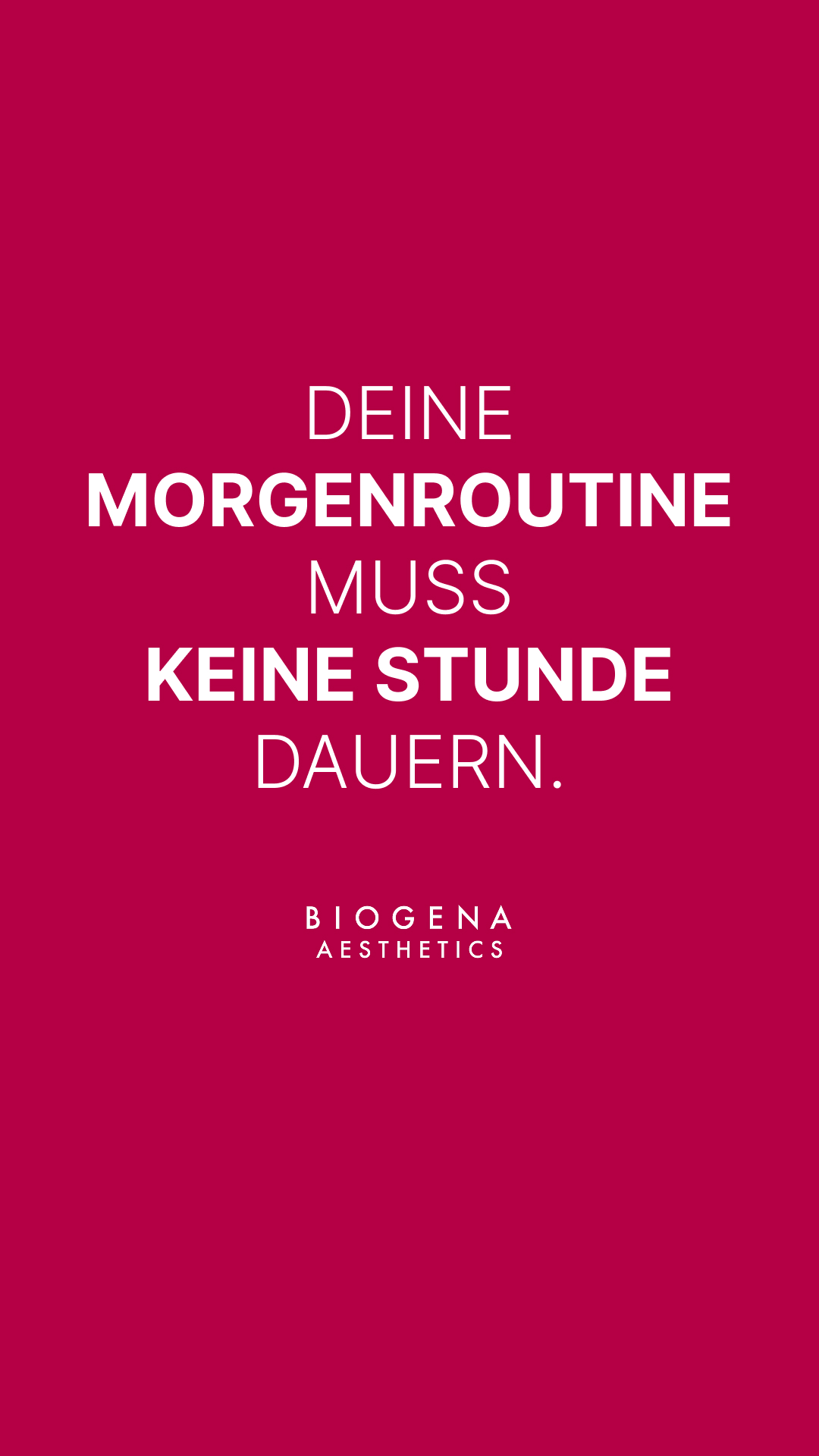 Biogena Aesthetics Facebook ad