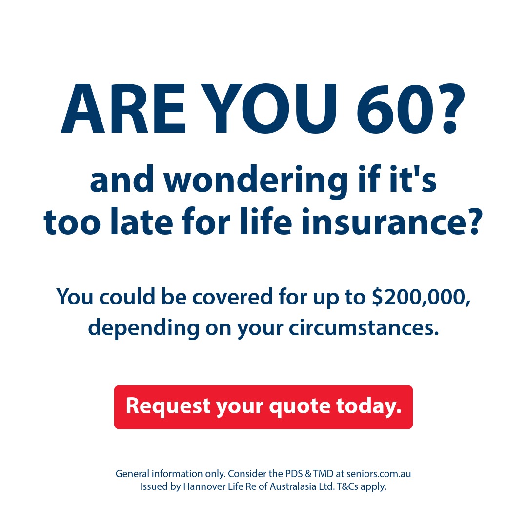 Australian Seniors Insurance Agency Facebook ad