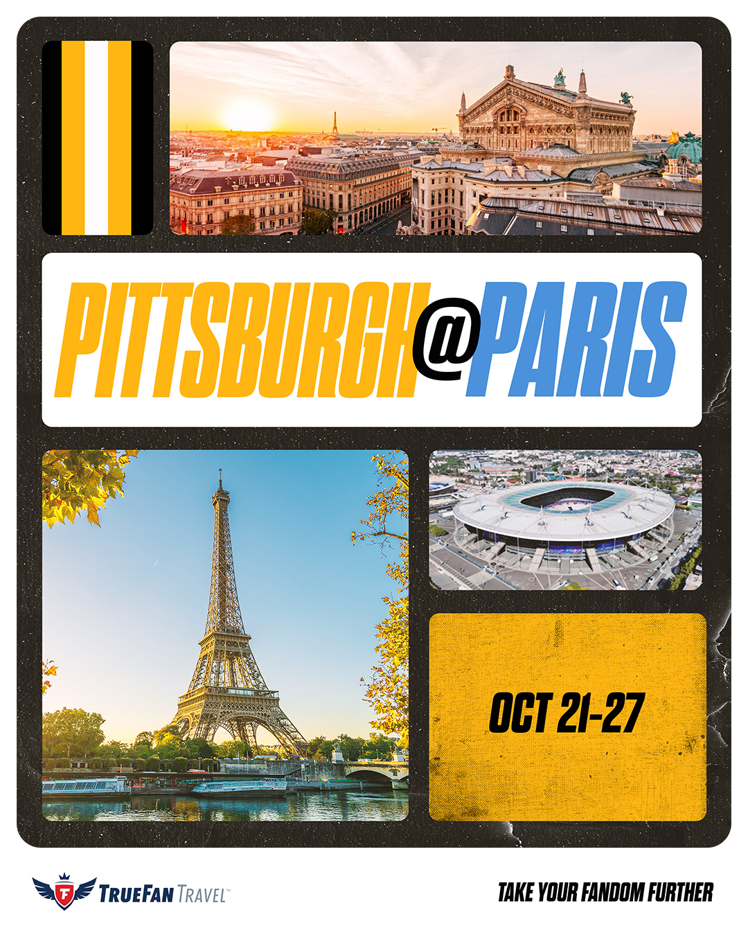 TrueFan Travel Facebook ad: Pittsburgh @ Paris