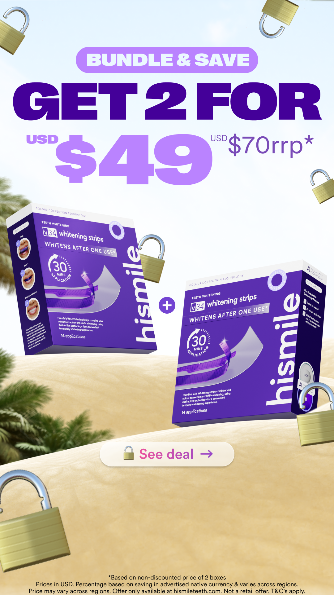Hismile Facebook ad