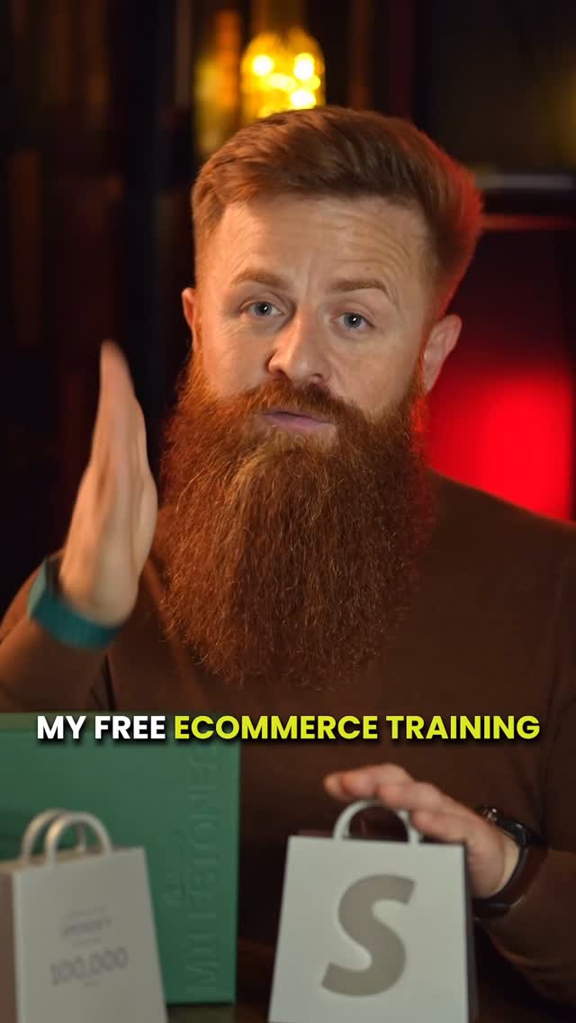 The Ecom Business Mentor Facebook ad: Click the link in my bio to get…