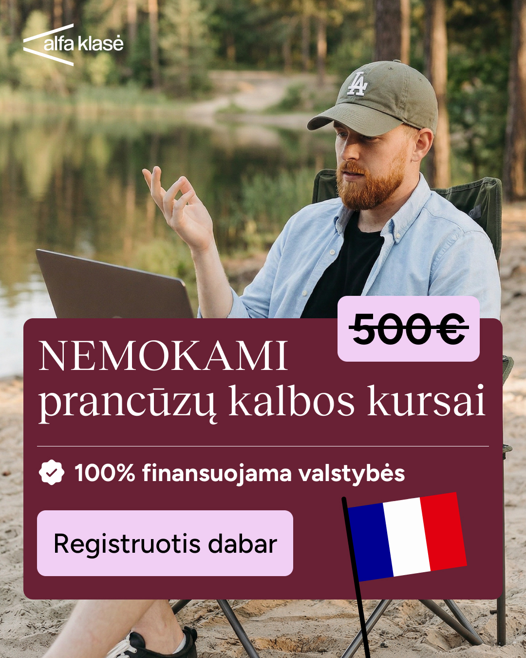 Alfa Klasė Facebook ad