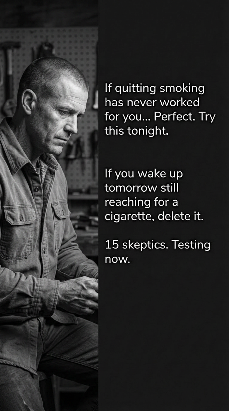 Hypnosis to Stop Smoking Facebook ad