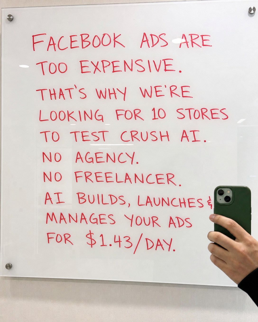 trycrush.ai Facebook ad