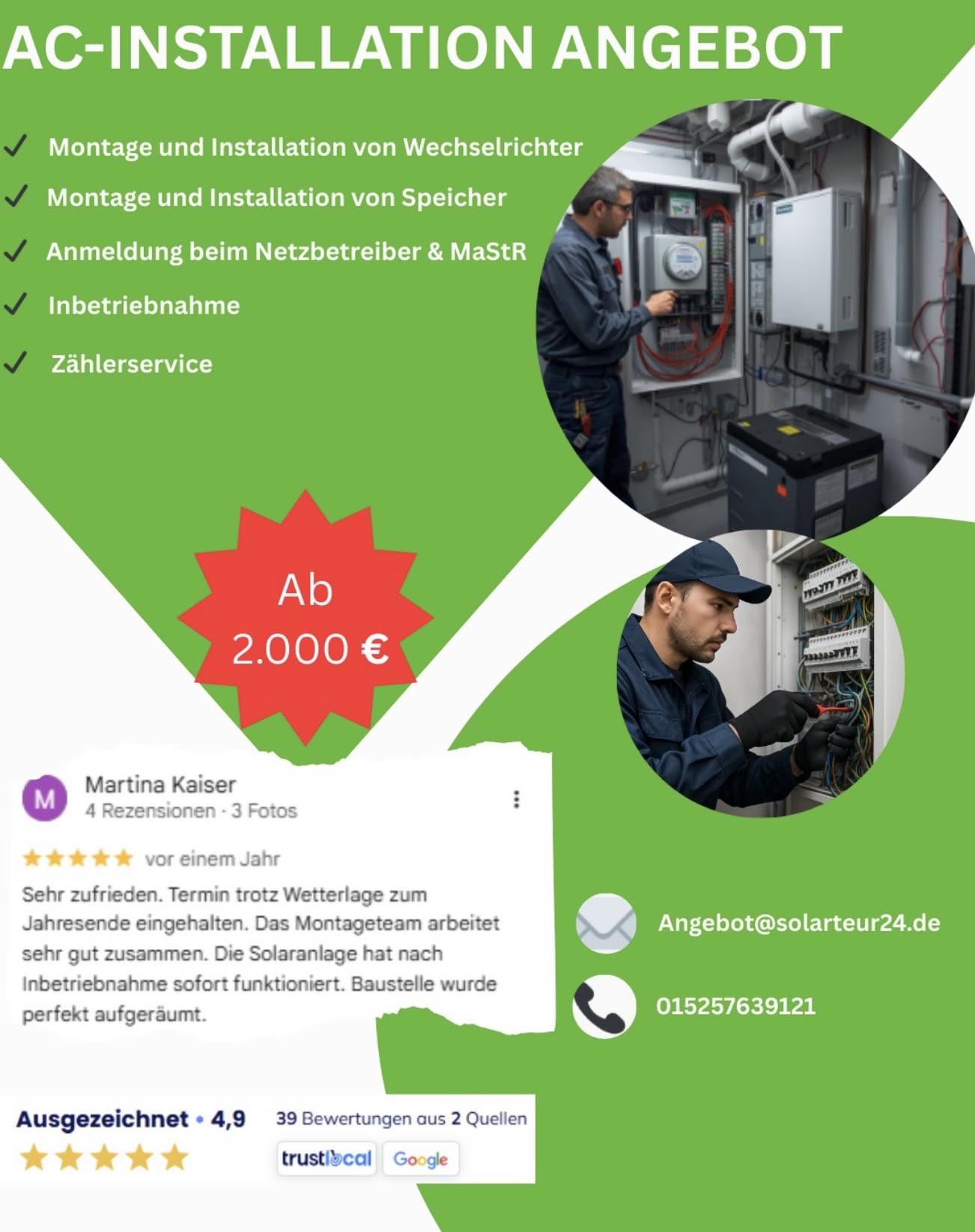 Solarteur24 - Photovoltaikanlage-und Stromspeicher Facebook ad