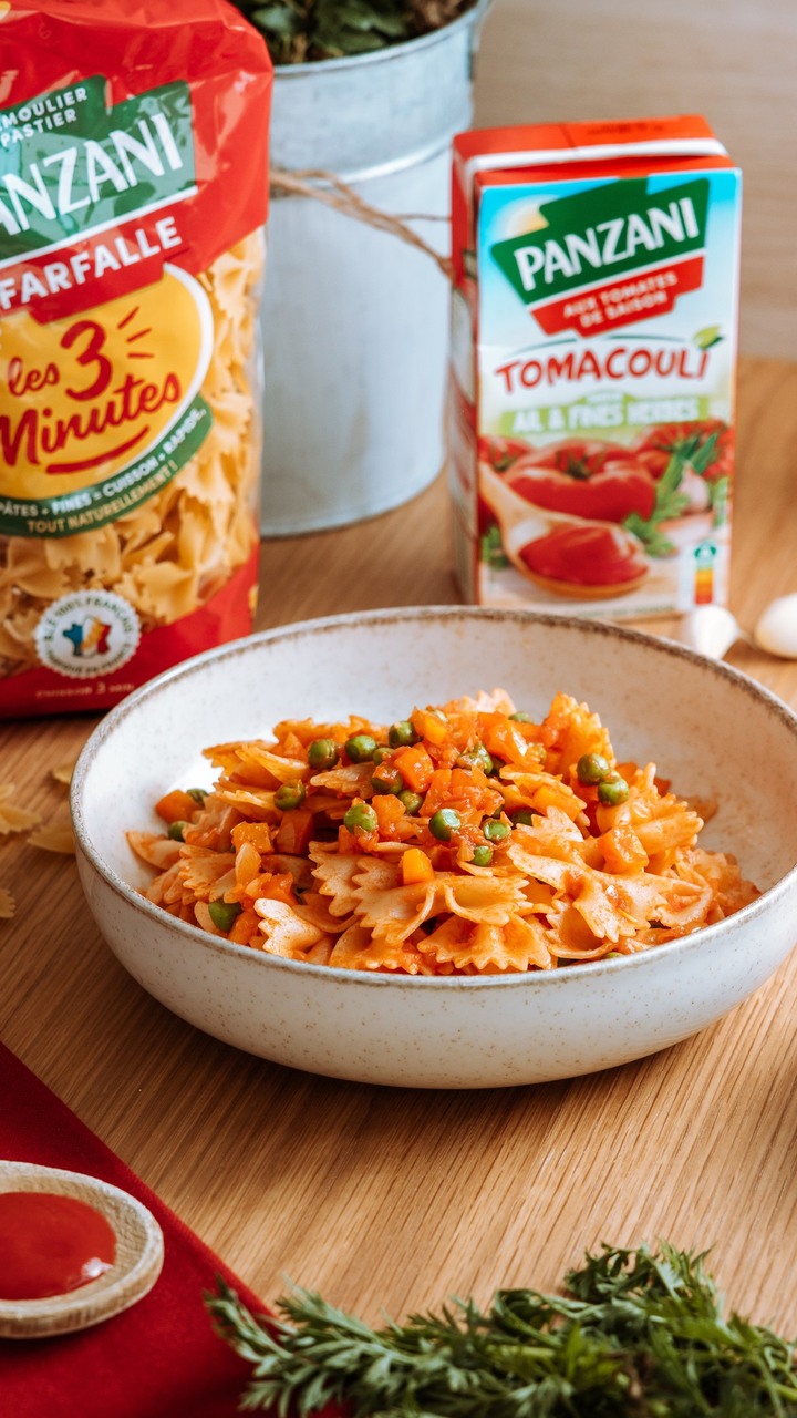 Panzani Facebook ad: Une recette rapide et parfaite pour le printemps?