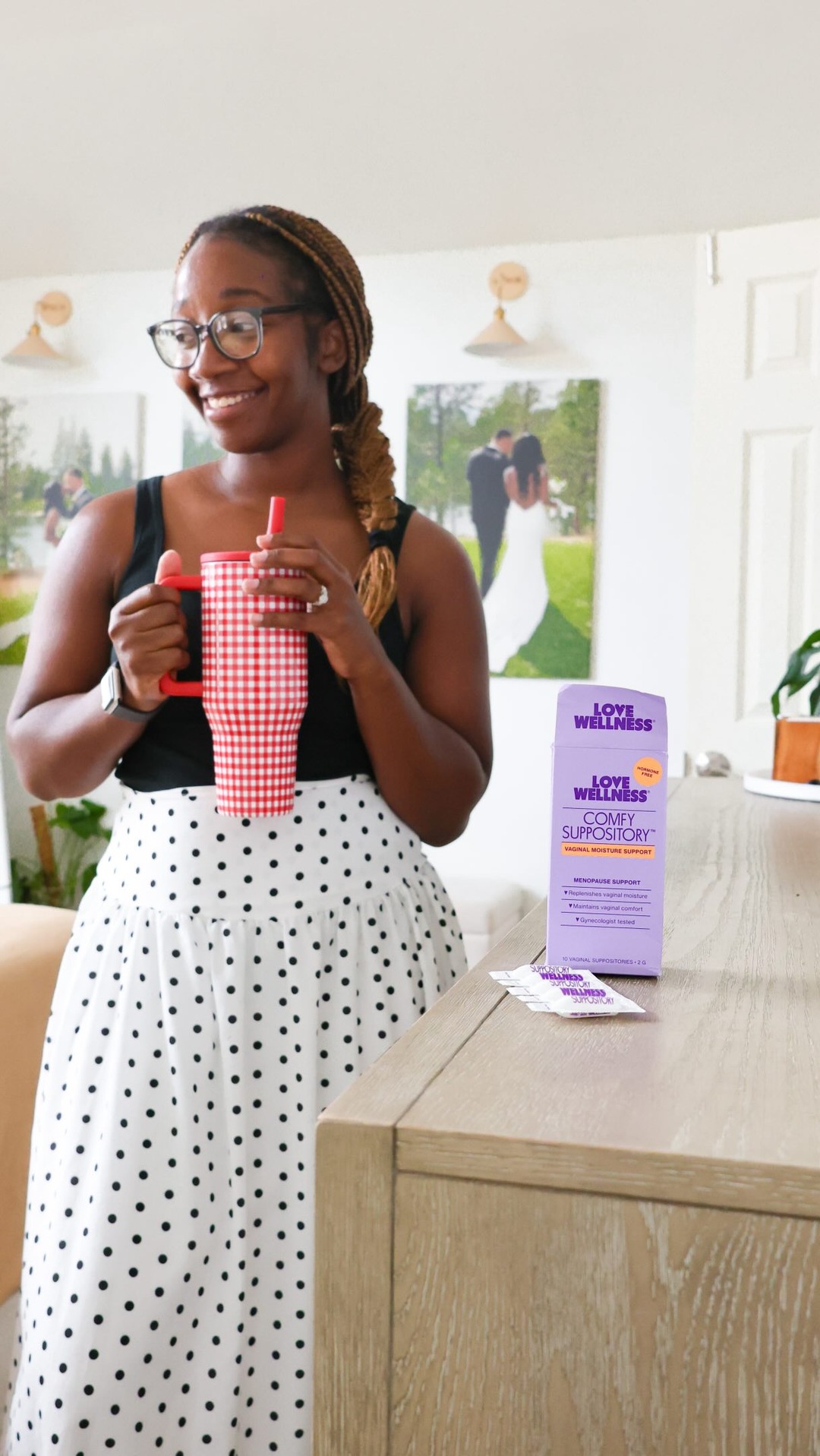 Love Wellness Facebook ad: Nobody told me that the conversation about perimenopause…