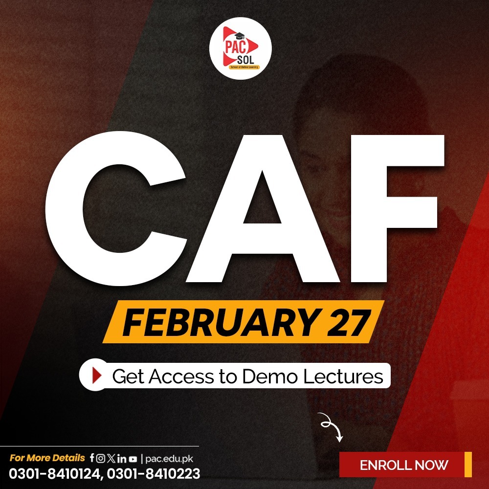 PAC School of Online Learning Facebook ad: CAF Feb-27