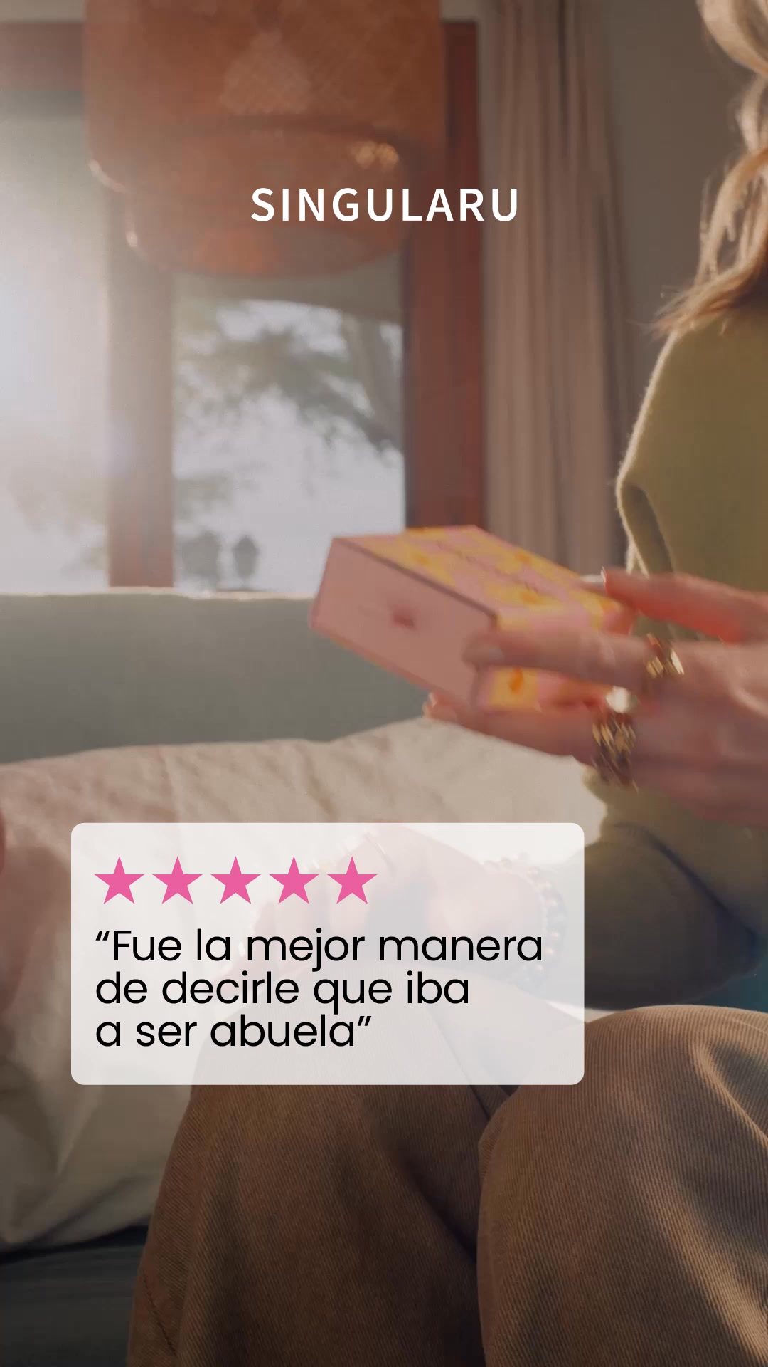 Singularu Jewels Facebook ad: Charm Abuela Baño Oro