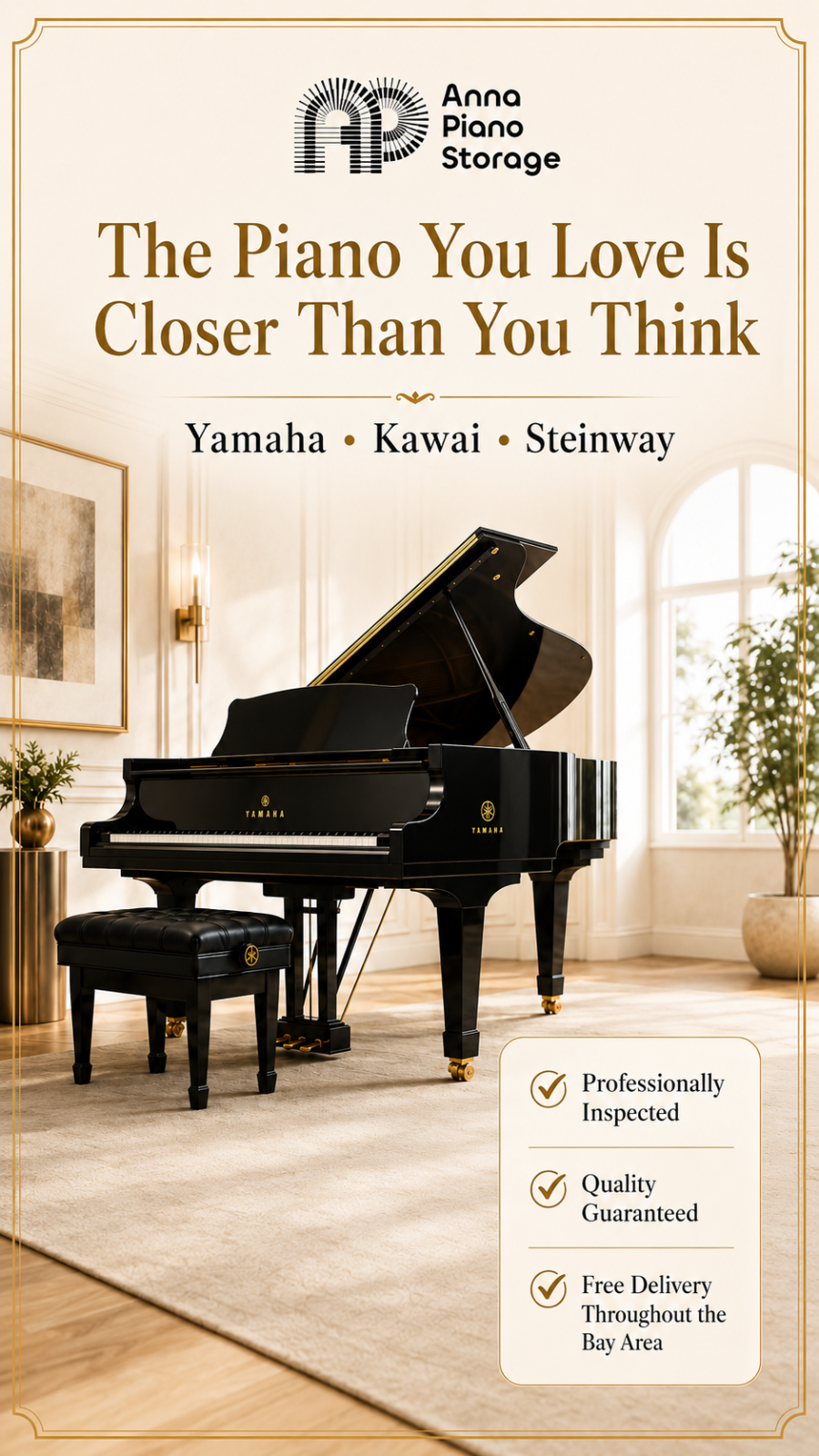 Anna Piano Storage Facebook ad from Jul 10, 2026