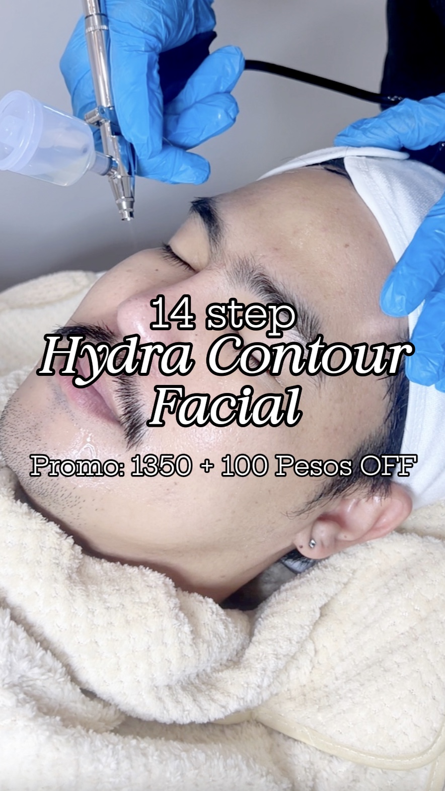 Glow Goddess Beauty Lounge Davao Facebook ad: 14-Step Hydra Contour Facial