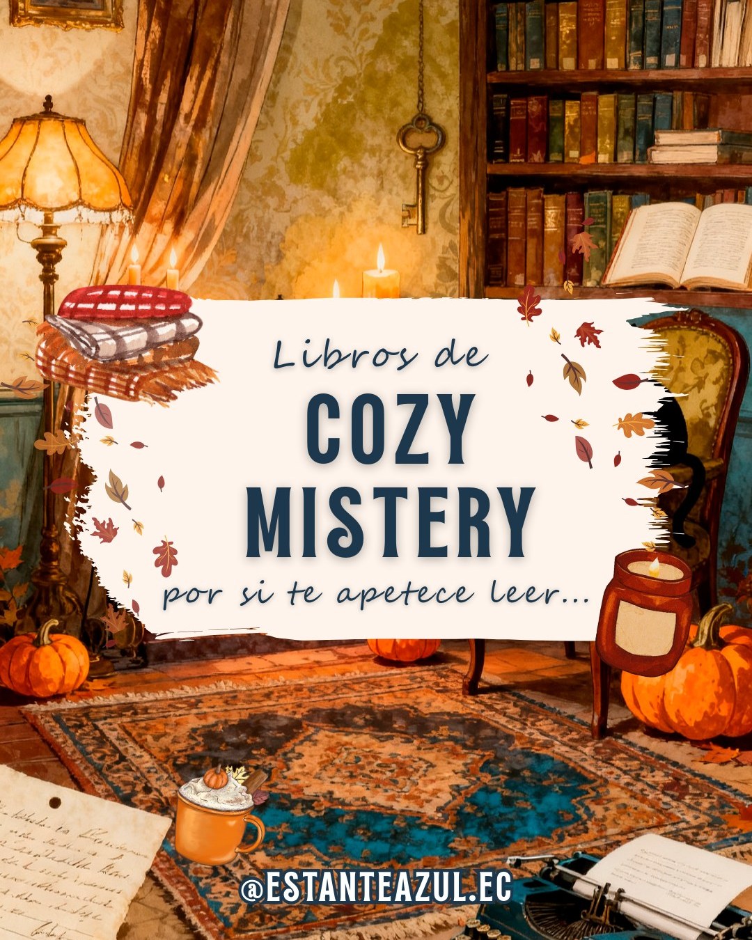 Estante Azul Facebook ad: Misterios entre tazas de té, librerías antiguas y…