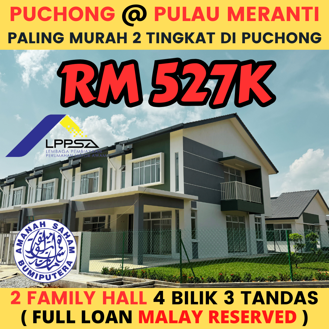 Affordable House in Klang Valley Facebook ad: Rumah Landed Fully Extended Puchong