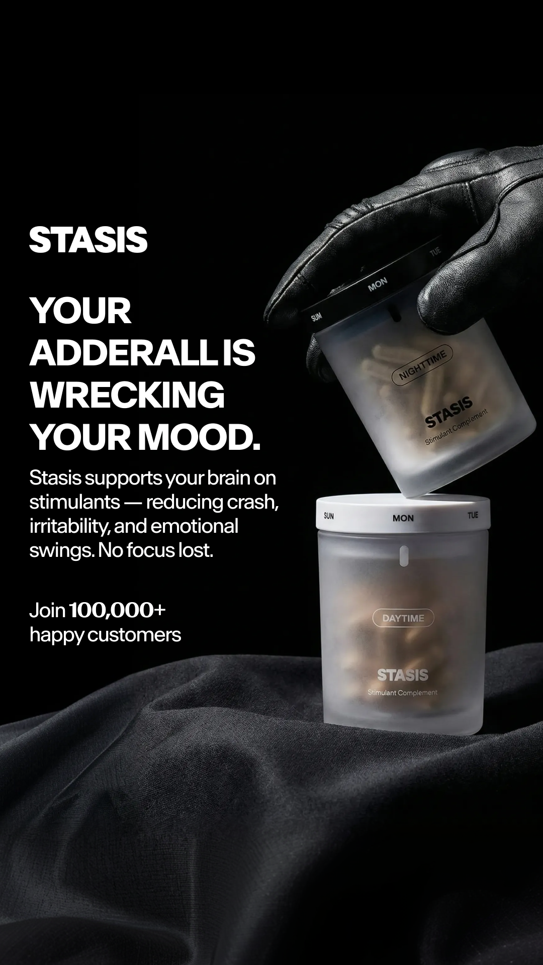 Stasis Facebook ad