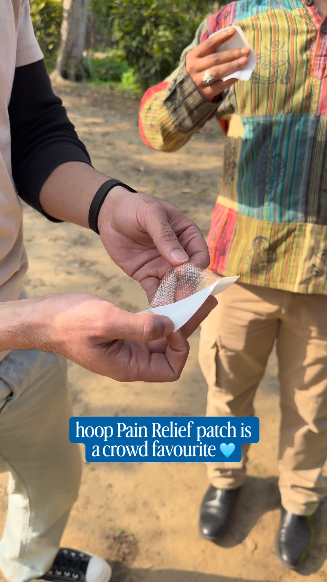 hoop Facebook ad: hoop Cooling Pain Relief Patches