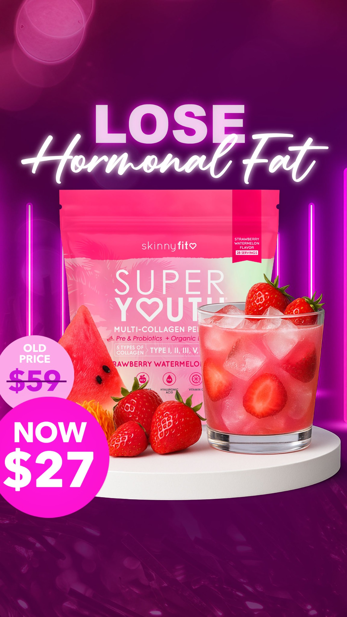 SkinnyFit Facebook ad