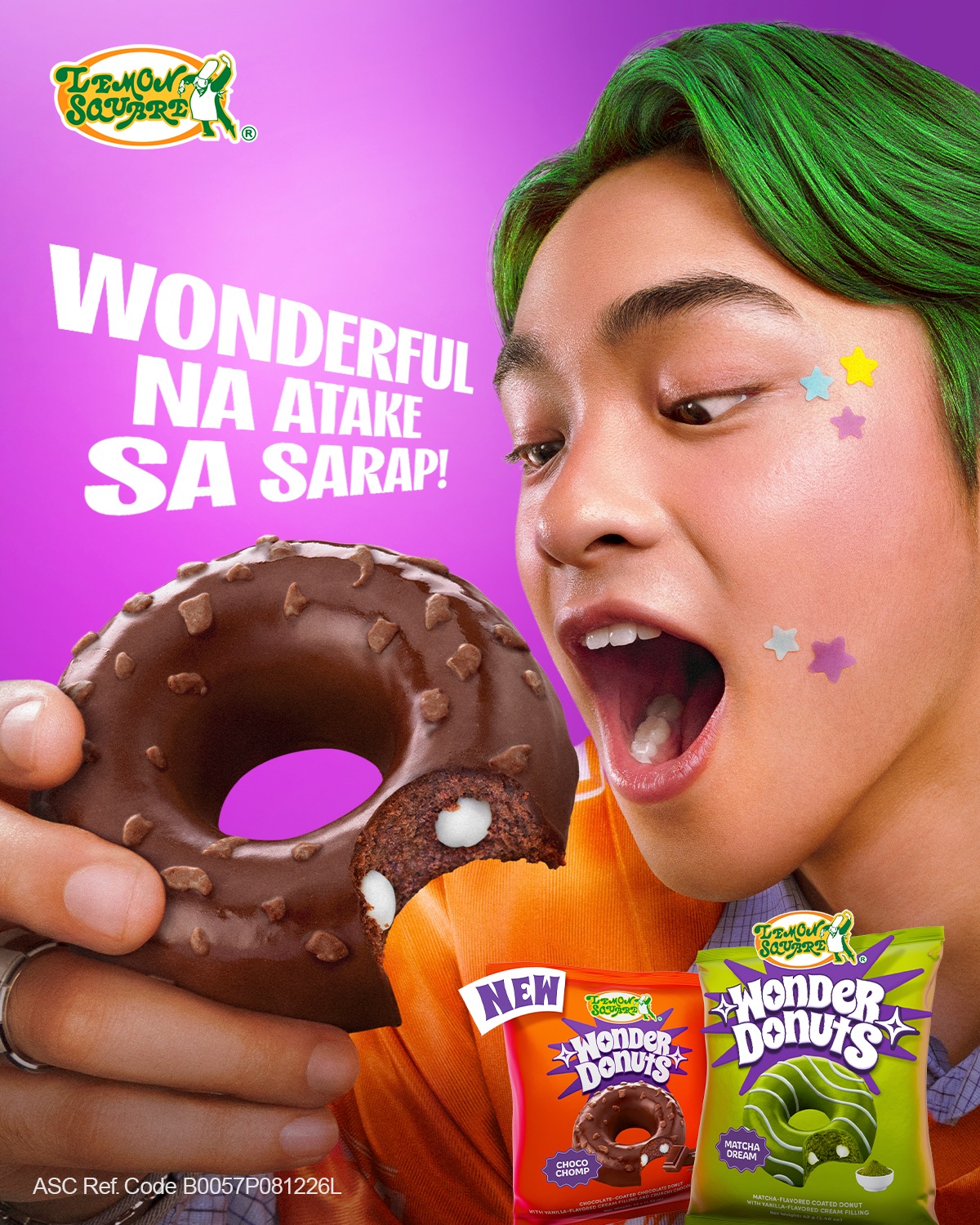 Lemon Square Facebook ad: Bite into wow-wow-wonderful!