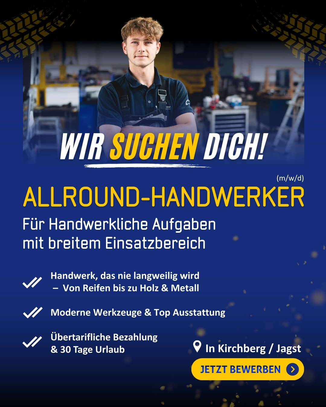 Stegmaier Nutzfahrzeuge GmbH Facebook ad: Allround-Handwerker (m/w/d) gesucht