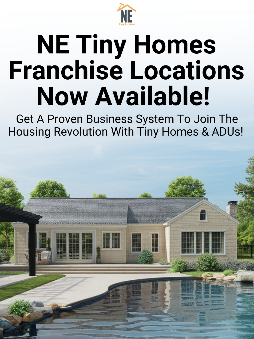 NE Tiny Homes Facebook ad from Nov 4, 2025