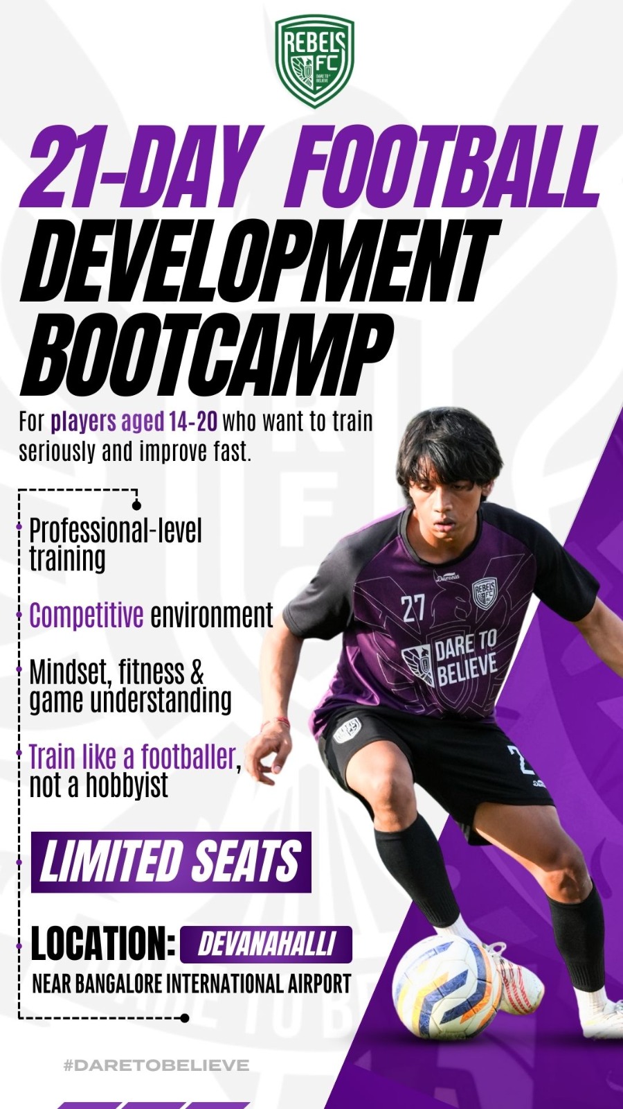RFC Football Academy Facebook ad