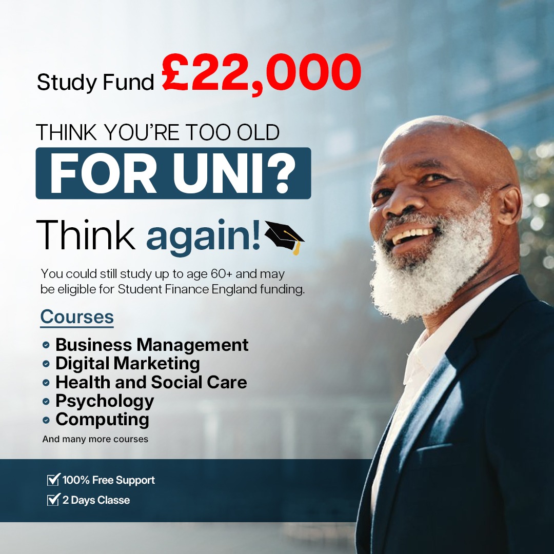 Brit Bright Education Facebook ad: Study Fund up to £22k