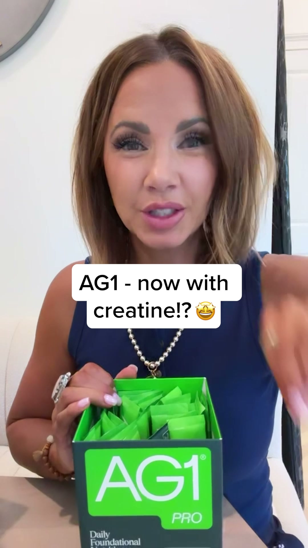 AG1 by Athletic Greens Facebook ad: Missed it last time? It's back in stock.