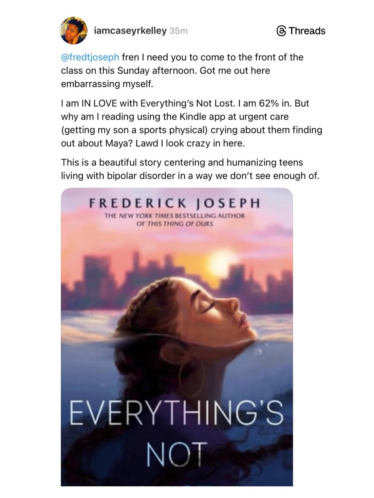 fredtjoseph Facebook ad: It’s easier to just let potential readers hear…