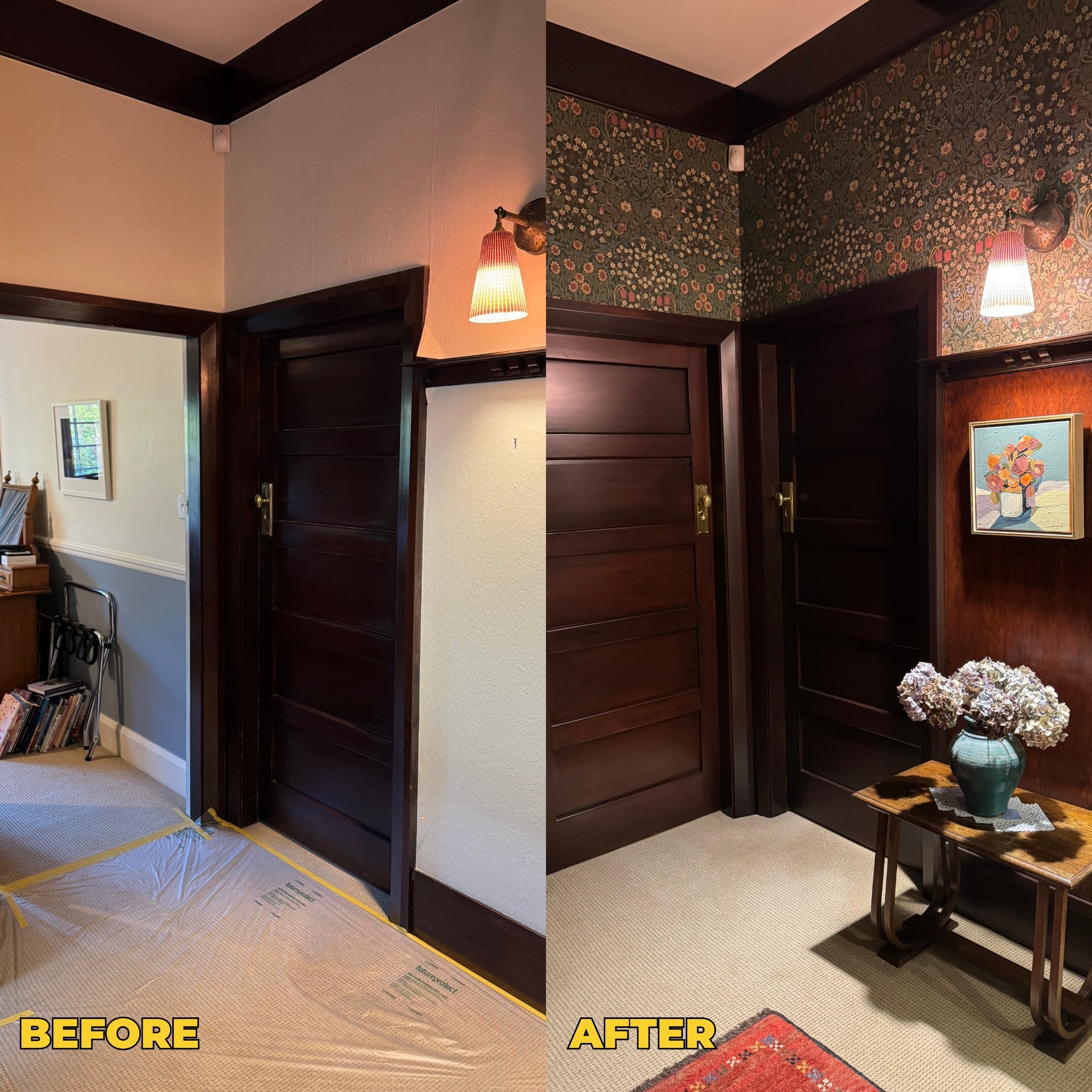 The Inside Facebook ad: Wallpaper transformation