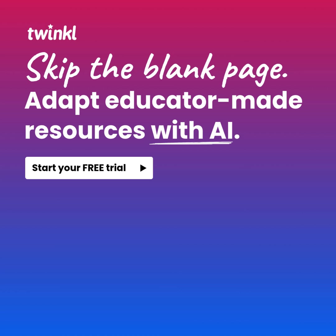 Twinkl Resources Facebook ad: Right Resource, Wrong Level? Fixed