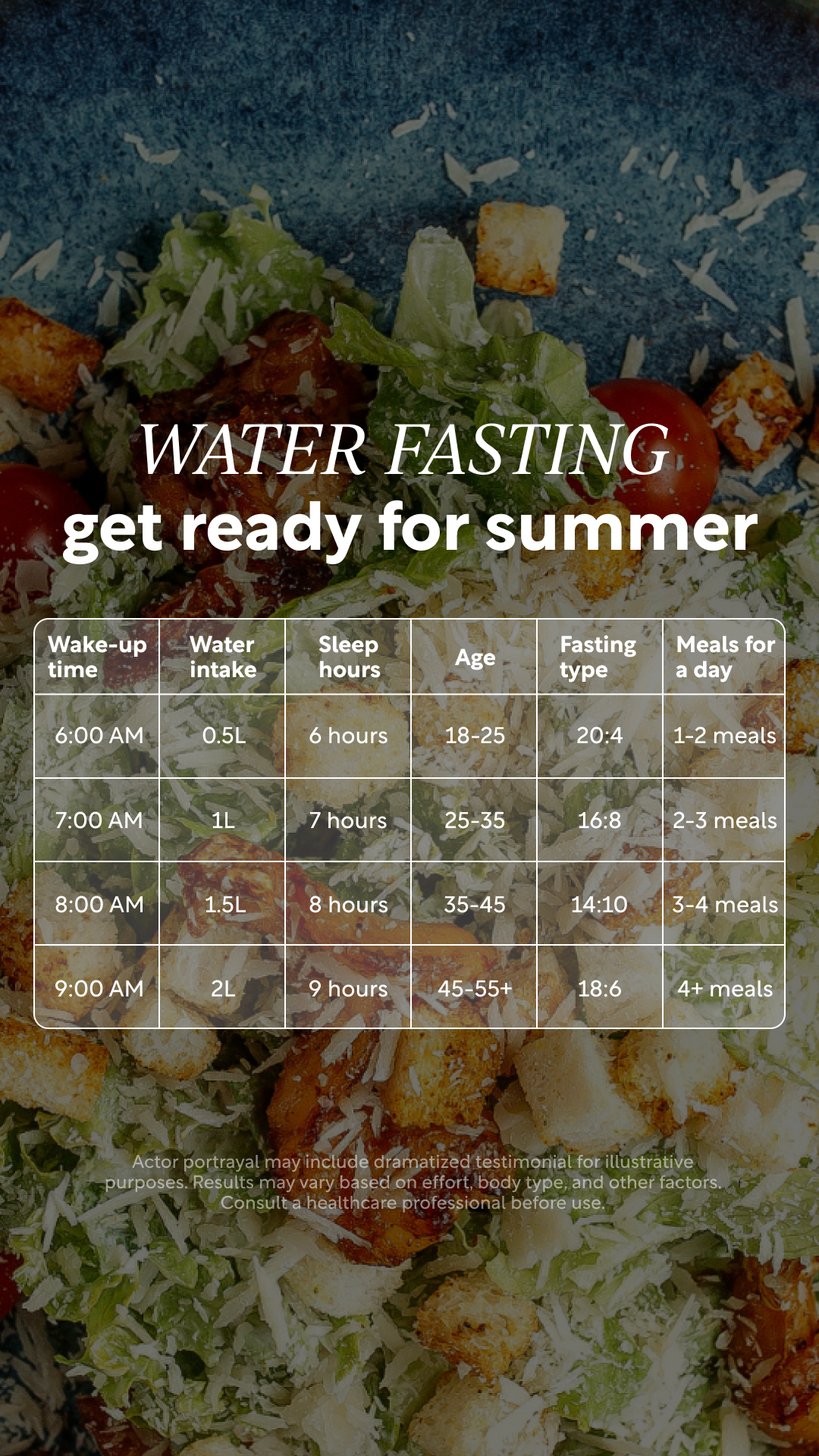 Nia Intermittent Fasting Facebook ad