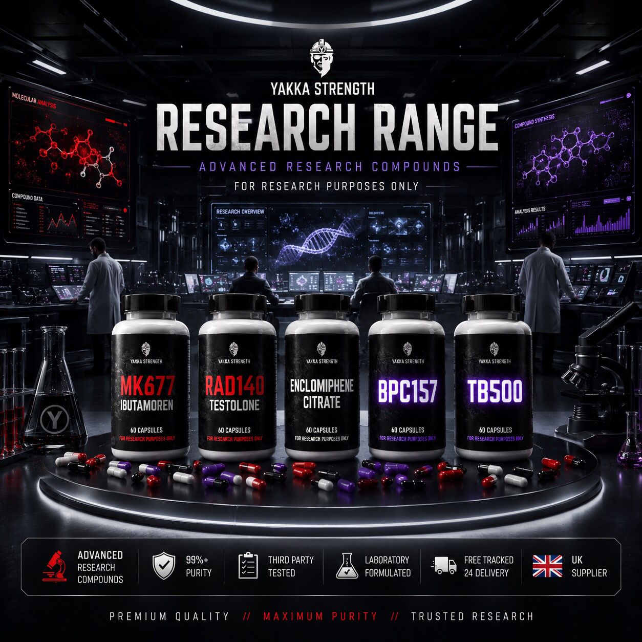 Yakka Strength Facebook ad: Pure by Design