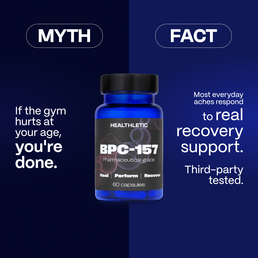 Healthletic Research News Facebook ad: The Hidden Reason Your Body Stopped Recovering