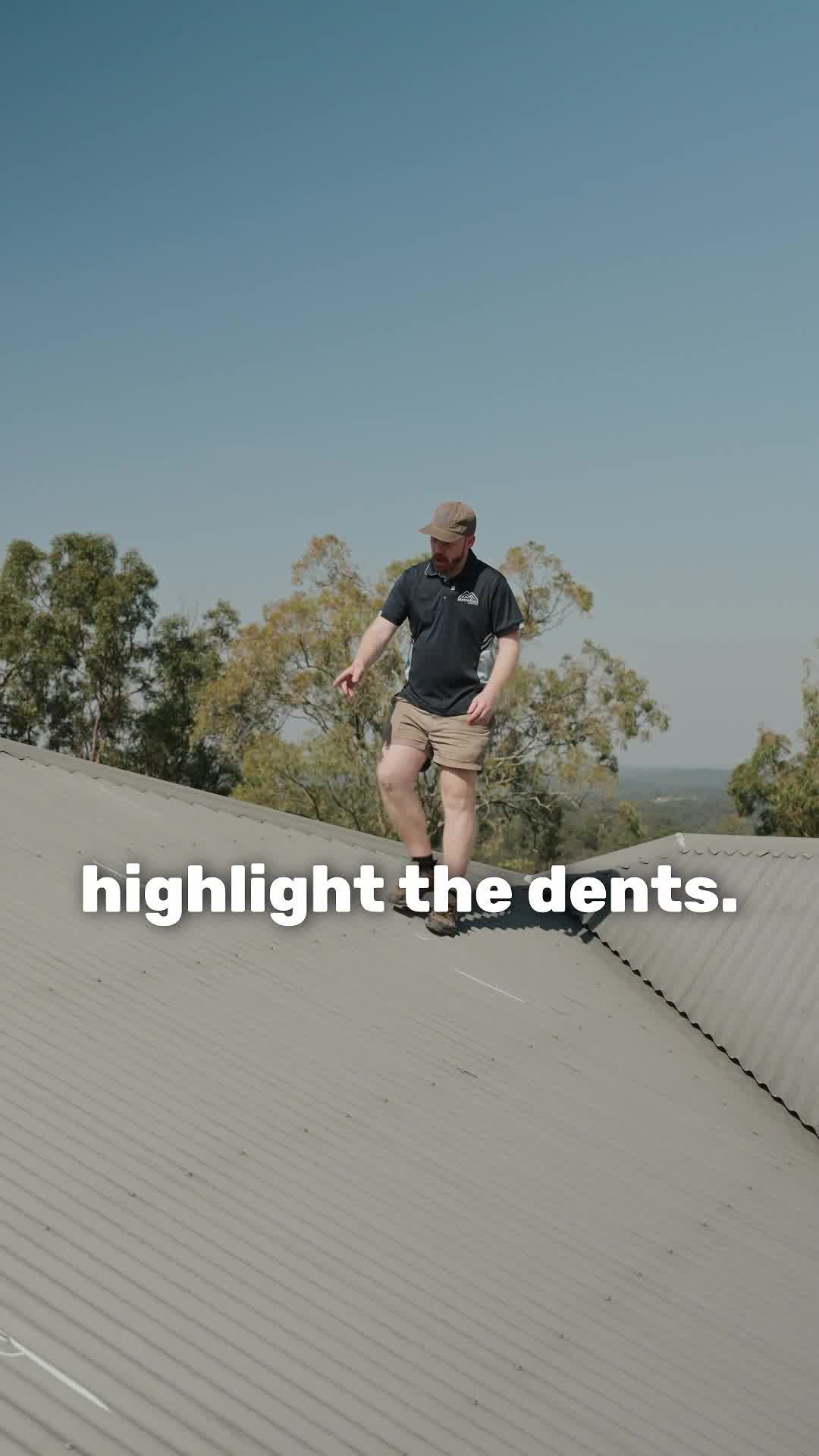 Metro Hail Facebook ad: Book a FREE roof inspection today!