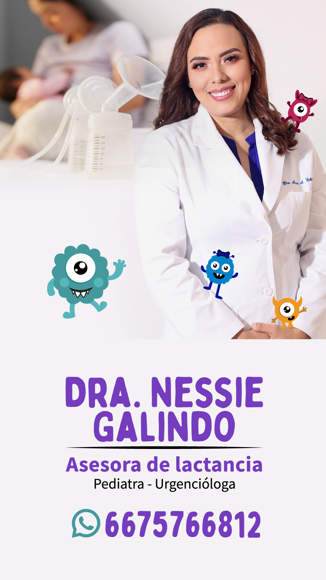 Pediatra Nessie Galindo Facebook ad from Aug 27, 2025