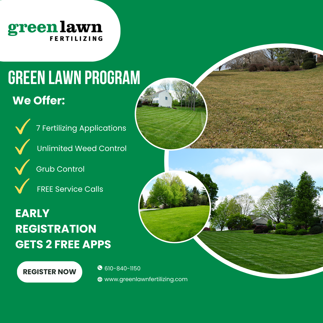 Green Lawn Fertilizing Facebook ad