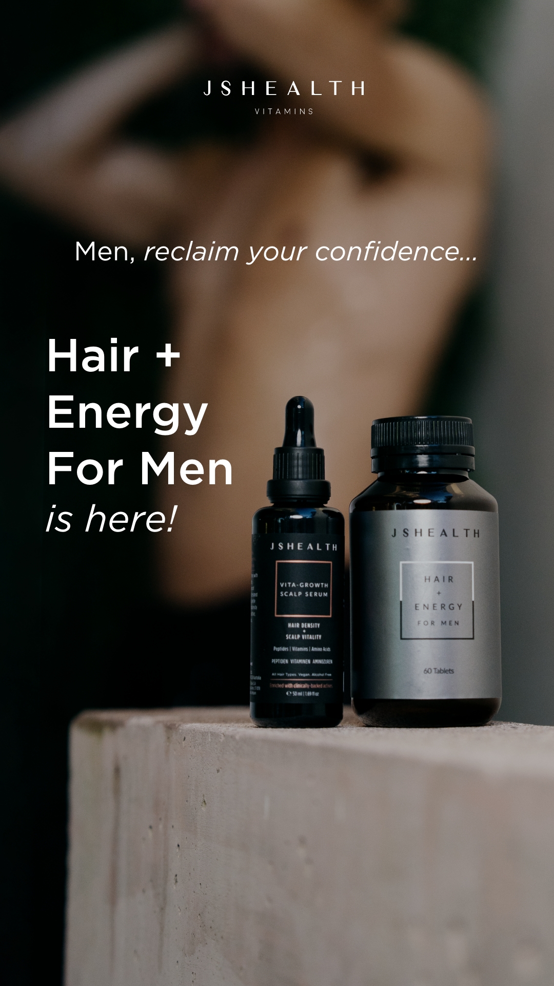 JSHealth Vitamins For Men Facebook ad