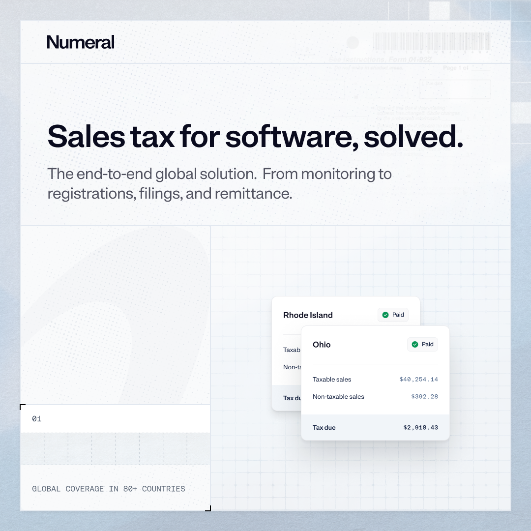Numeral Tax Facebook ad