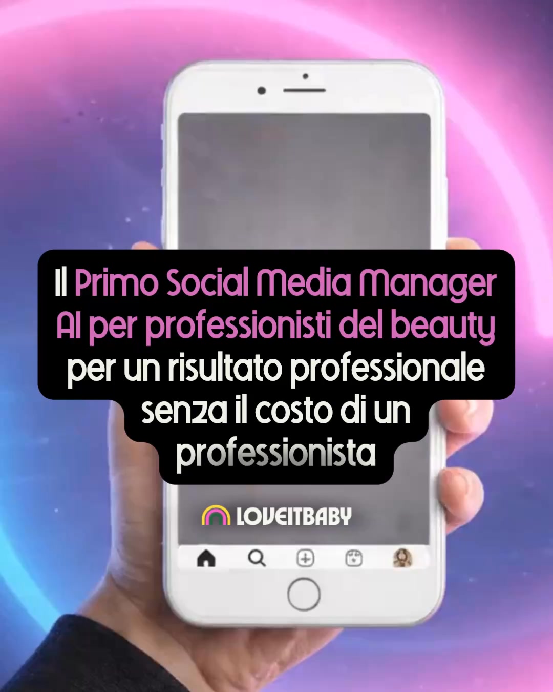Love It Baby - AI Social Media Manager Facebook ad: Il Primo Social Media Manager Autonomo