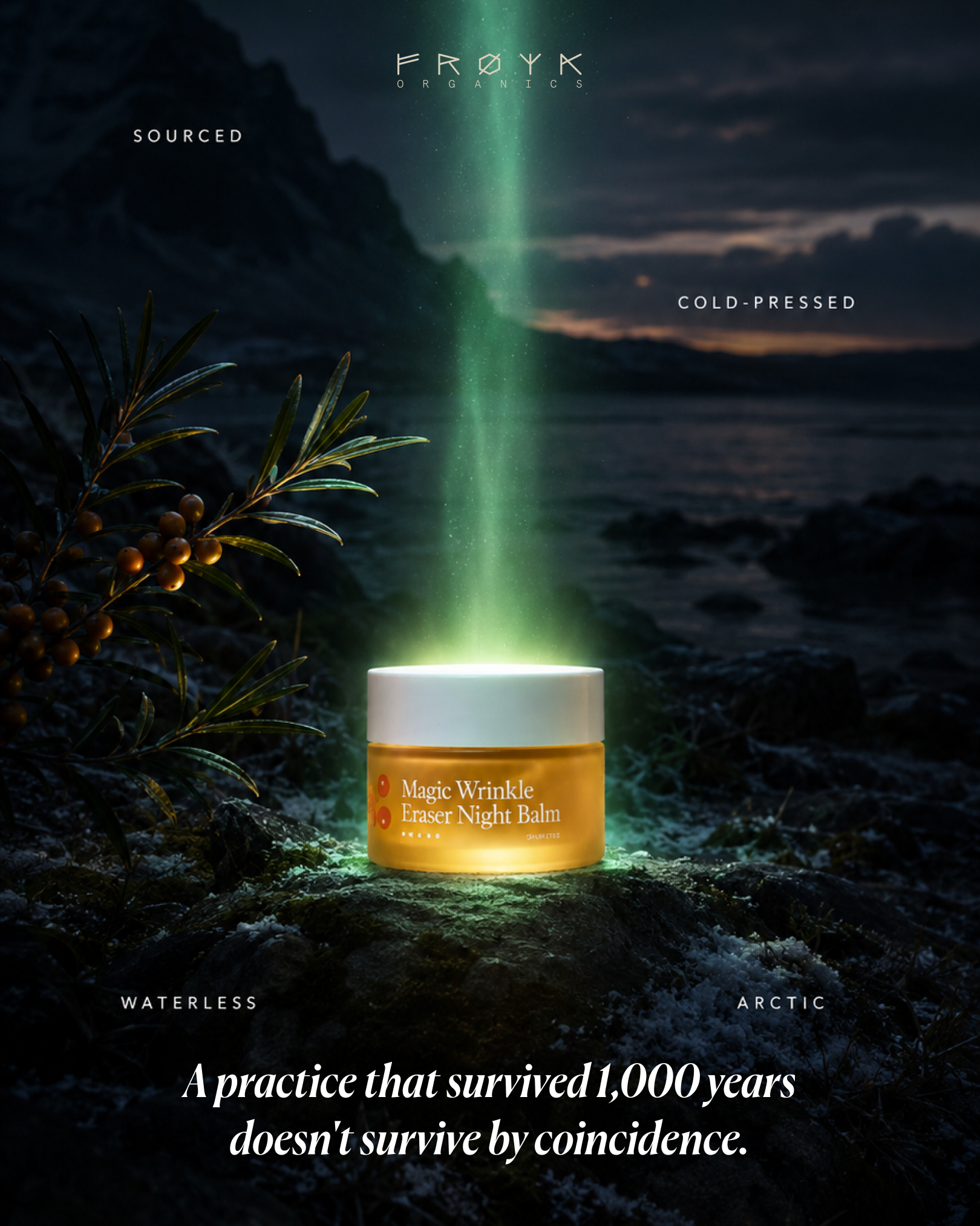 Frøya Organics Facebook ad
