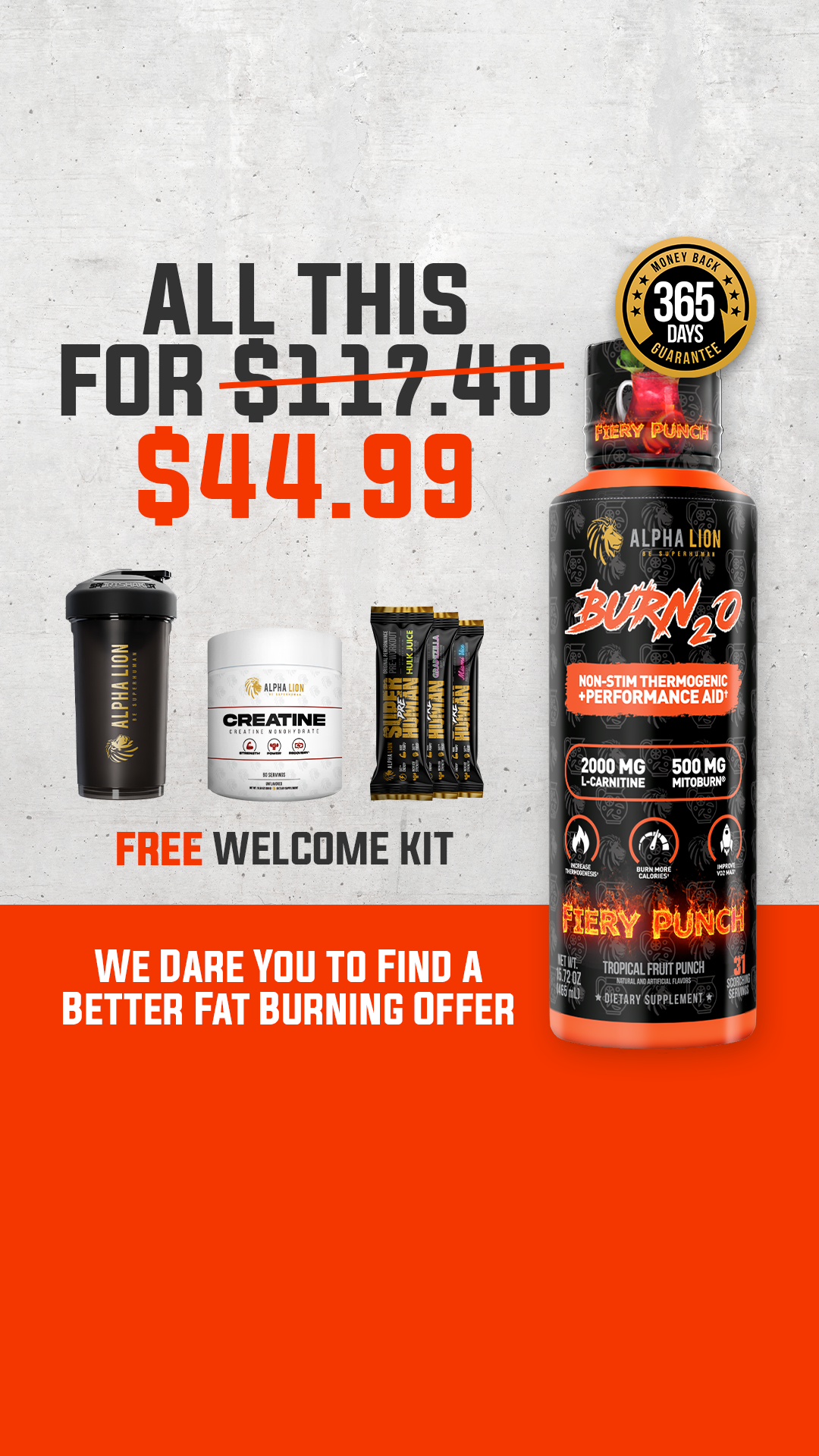 Alpha Lion Facebook ad