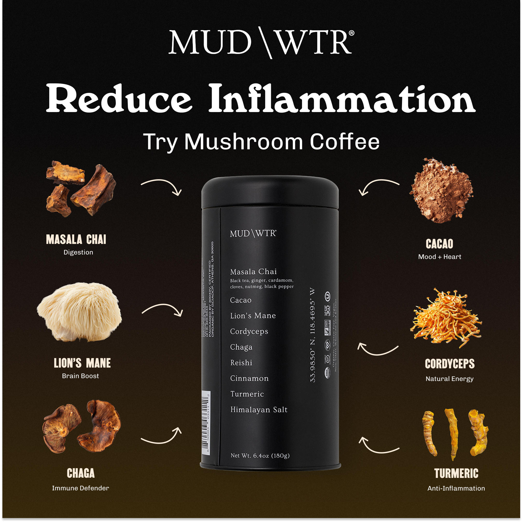 MUD\WTR Facebook ad