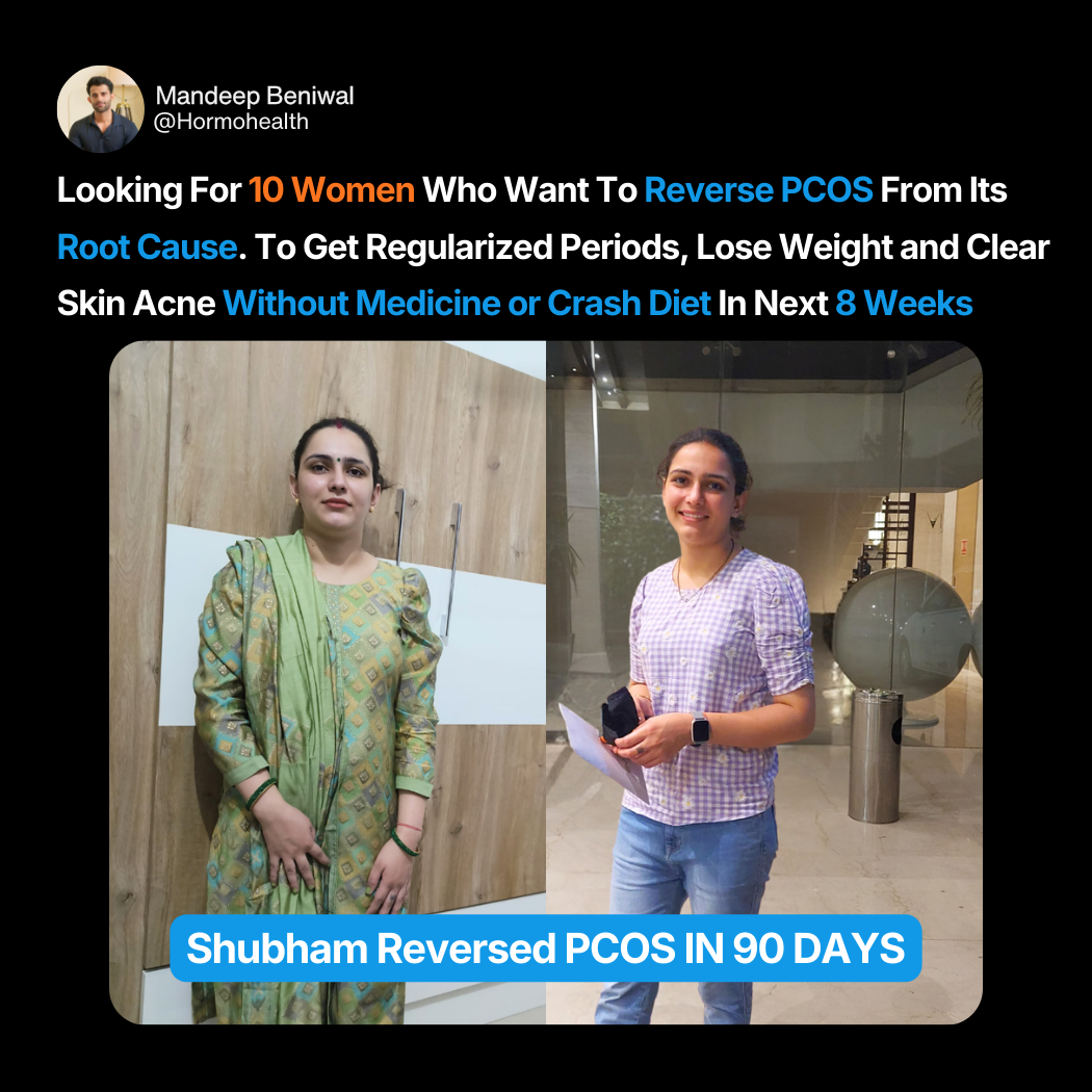 Hormohealth Facebook ad: Working Women 25+ With PCOS, This Is For You