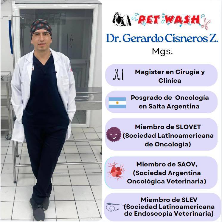 Peluqueria Canina y Veterinaria Pet Wash Facebook ad: Contamos con especialidades como Oncología y Cardiología…