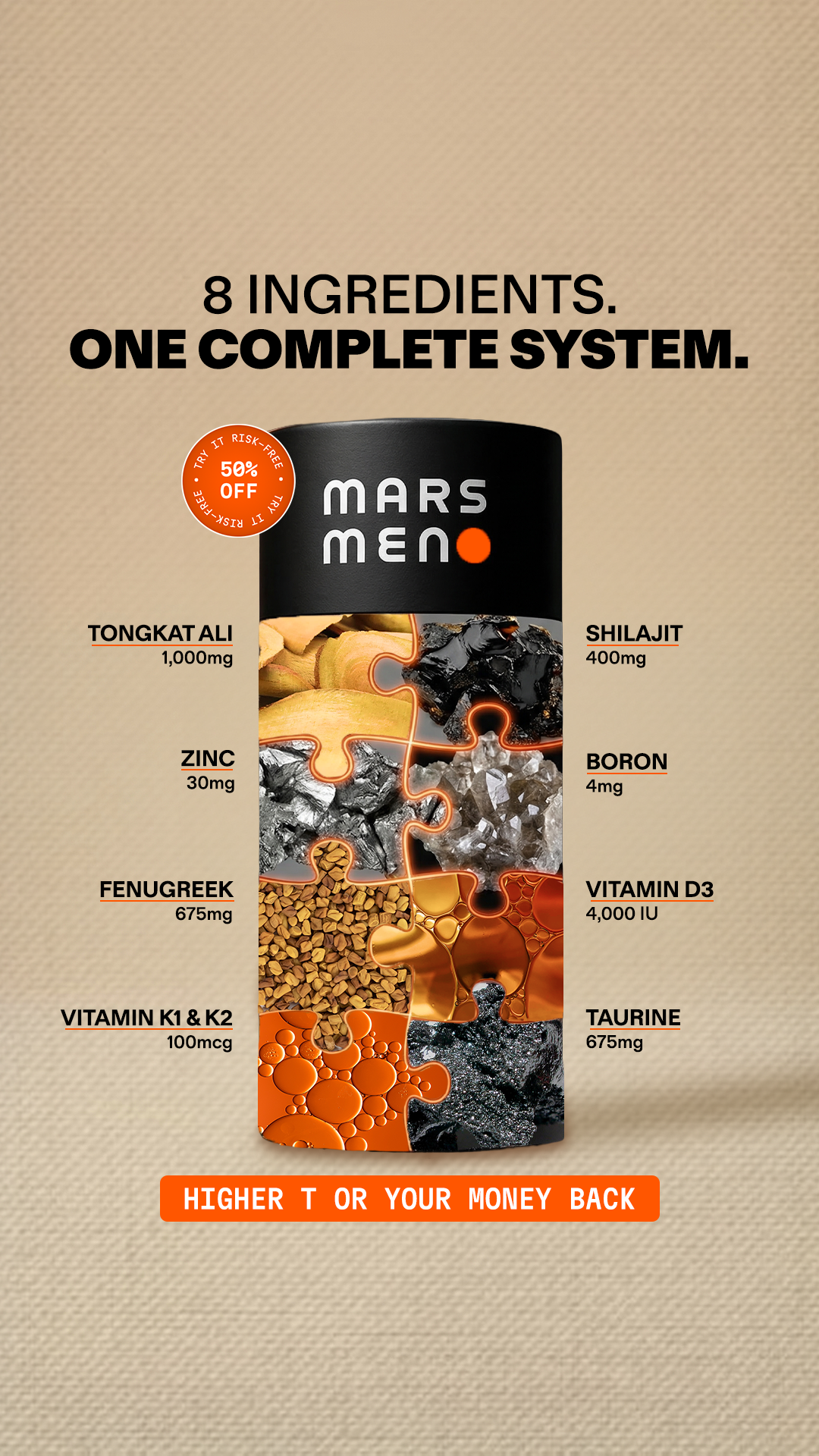 Mars Men Facebook ad