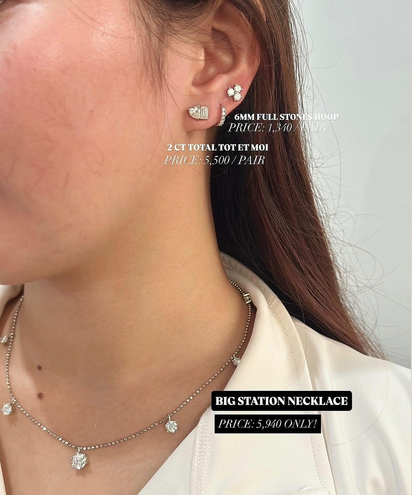 Moissanite and Diamond Sparks Facebook ad: AVAILABLE AND READY TO SHIP!